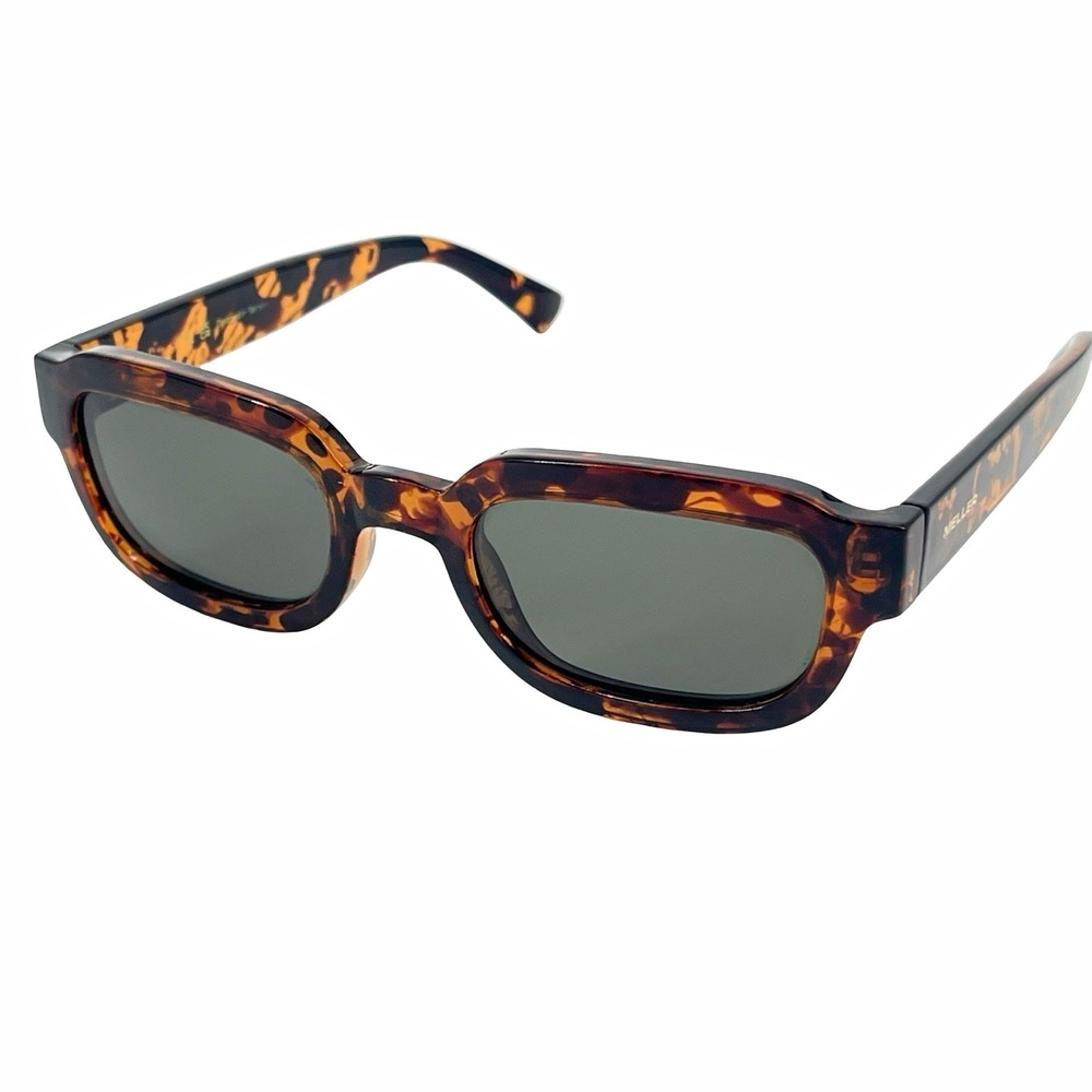 Meller Sunglasses Tortoise Rectangular Dark Lens Y2K Retro Barcelona Unisex